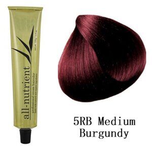 All-Nutrient Permanent Cream Hair Color - 5RB Medium Burgundy
